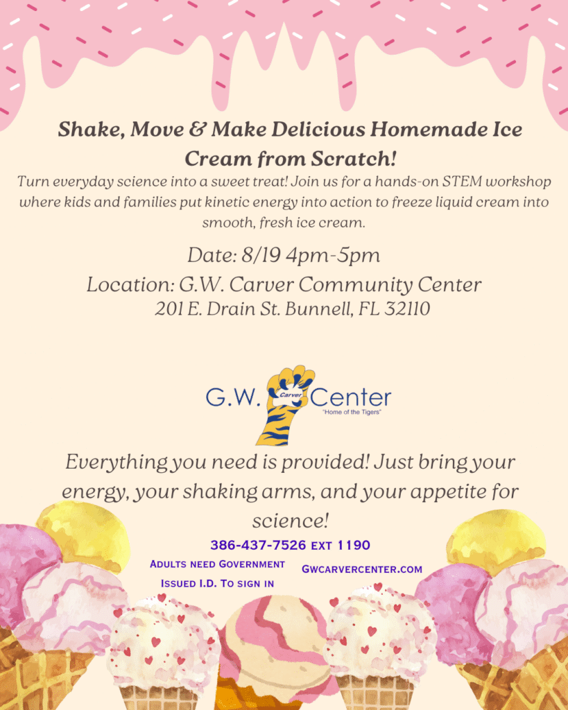 Kinetic Wednesday. Make Homemade Ice Cream