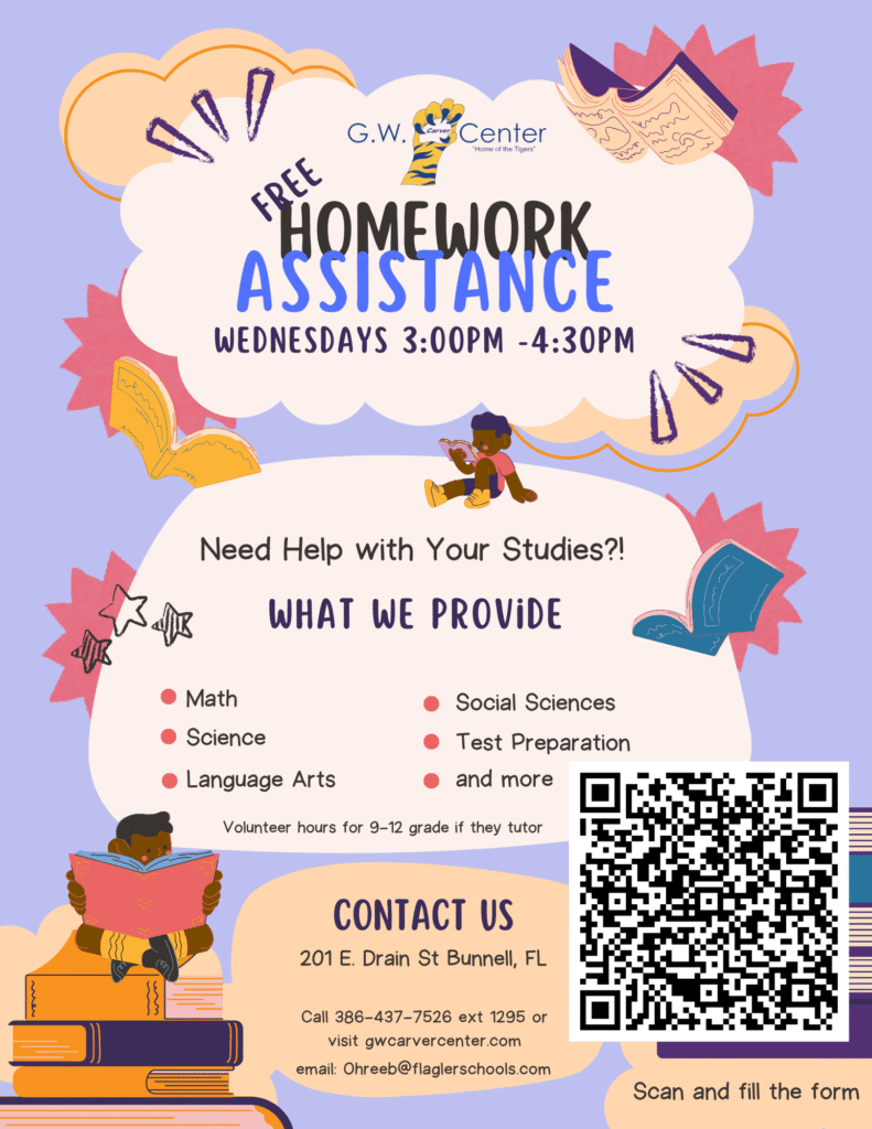Homework Assistance at Carver Center K-12
